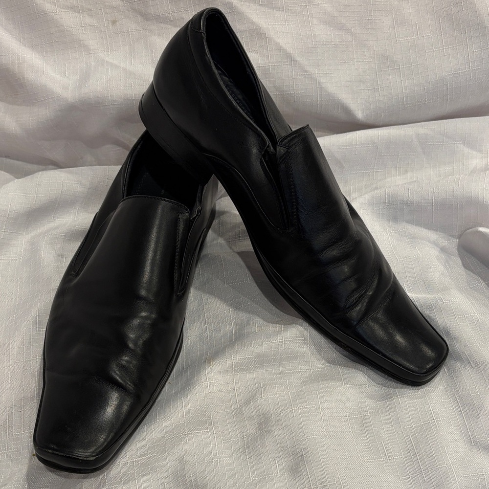 FORT Black dress Leather Slip-On Loafers